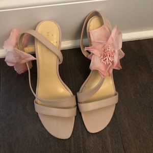 Kate spade strappy sandals with flower detail